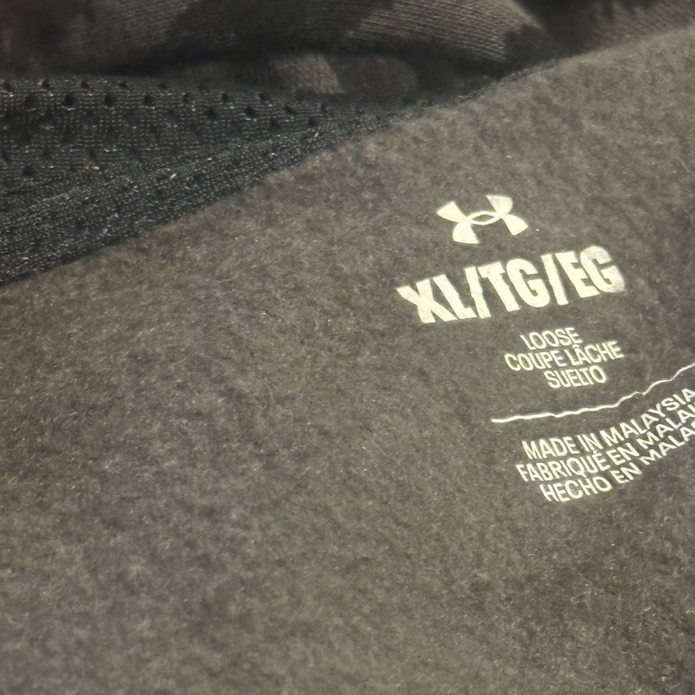 Under Armour Project Rock Rival Fleece Sleeveless Full-Zip Size XL 1377444-001 - Picture 4 of 5